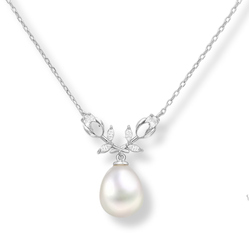 Perle Collection Flower Necklace