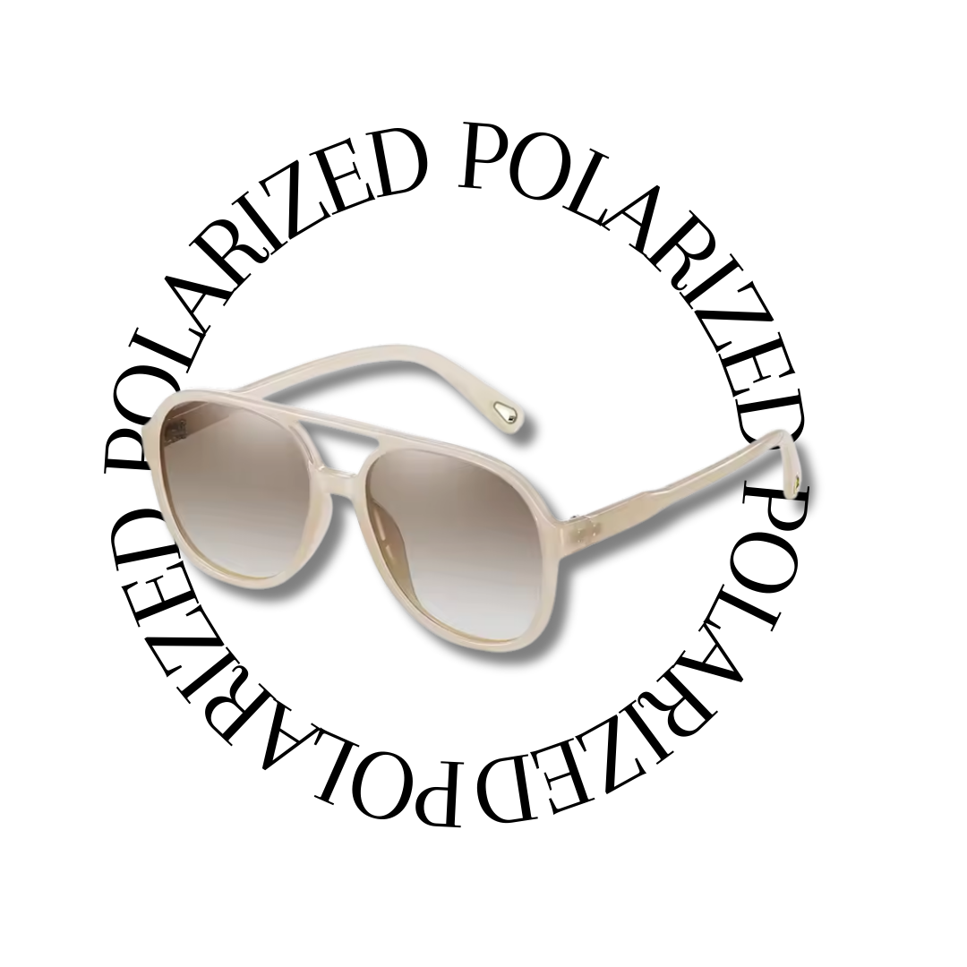 First Addition Polarized Beige Sunglasses
