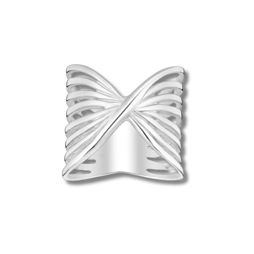 Sterling Silver Bow Tie Ring