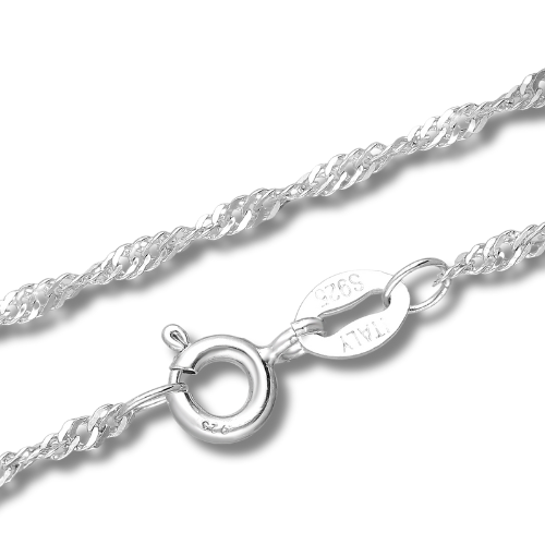 Sterling Silver Italian Curb Chain