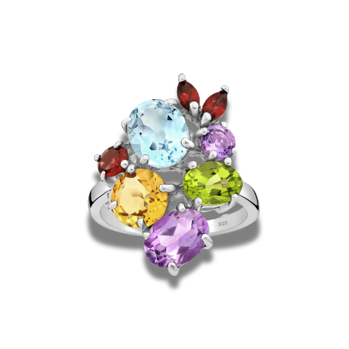 Fleur Sauvage Sterling Silver Ring