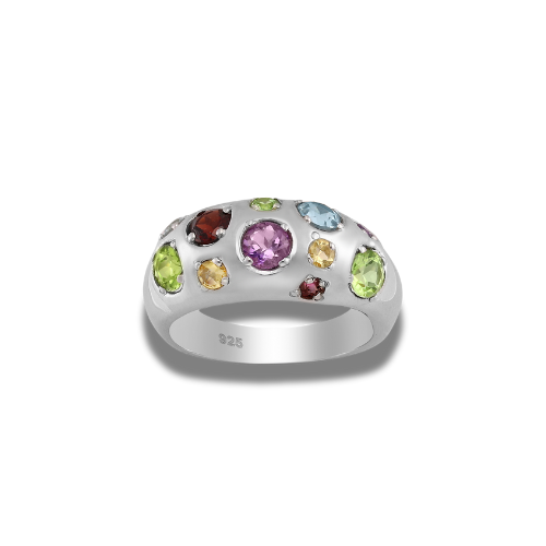 Fleur Sauvage Sterling Silver Band Ring