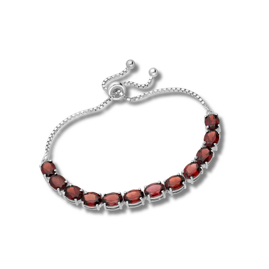 Fleur Sauvage Garnet Bracelet