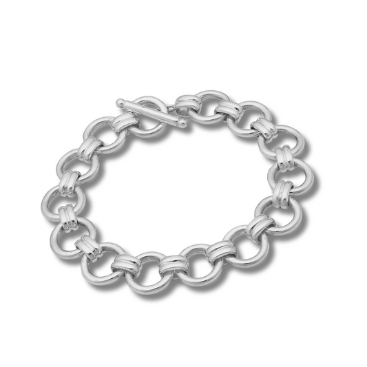 Sterling Silver Rolo Chain Bracelet