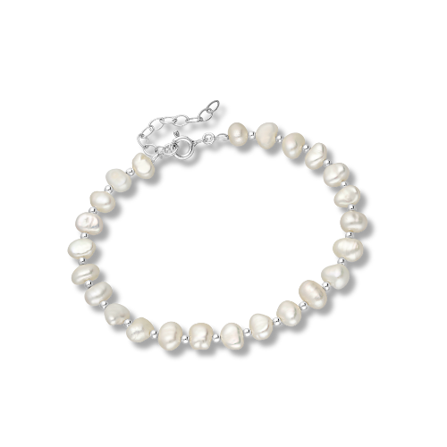 Perle Collection Sterling Silver Freshwater Pearl Bracelet
