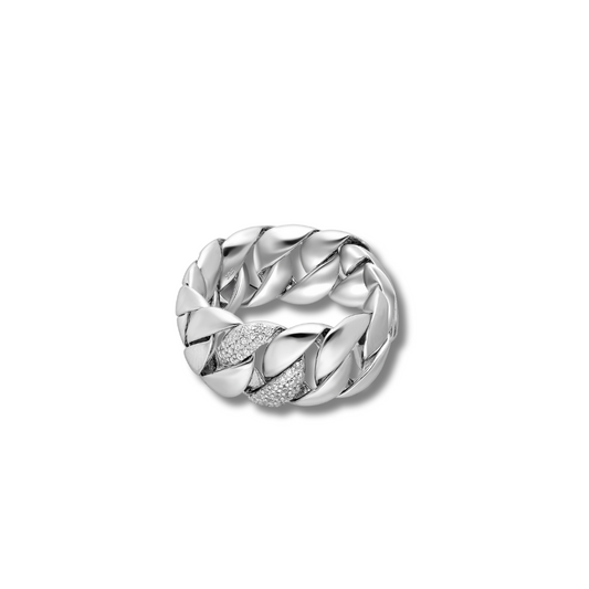 Sterling Silver Chain Link Ring