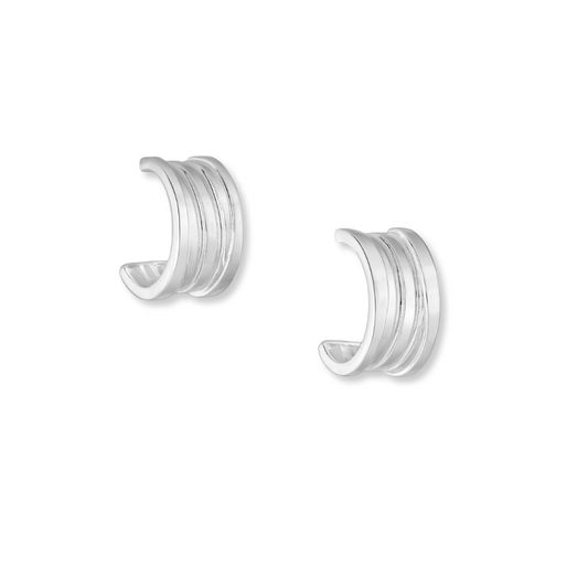 Sterling Silver Push-Back Earrings