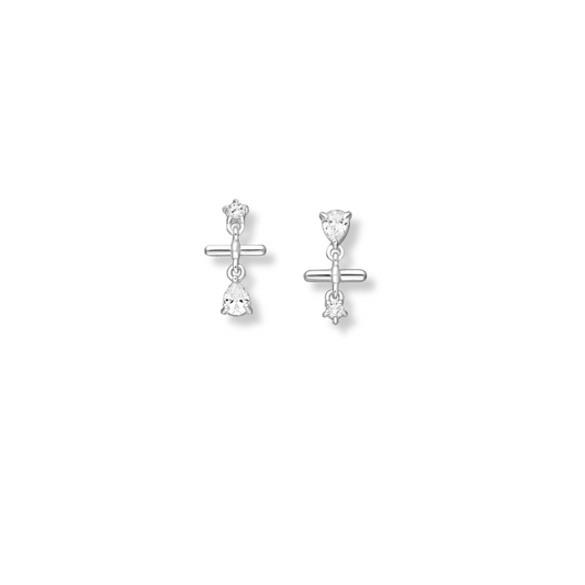 Sterling Silver Push-Back Earrings